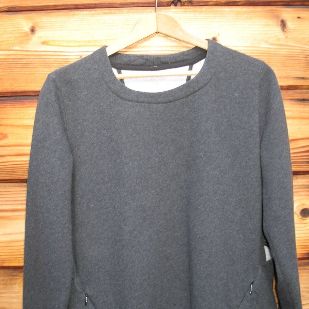 Lululemon Heathered Black Pullover Sweatshirt Top - image 6